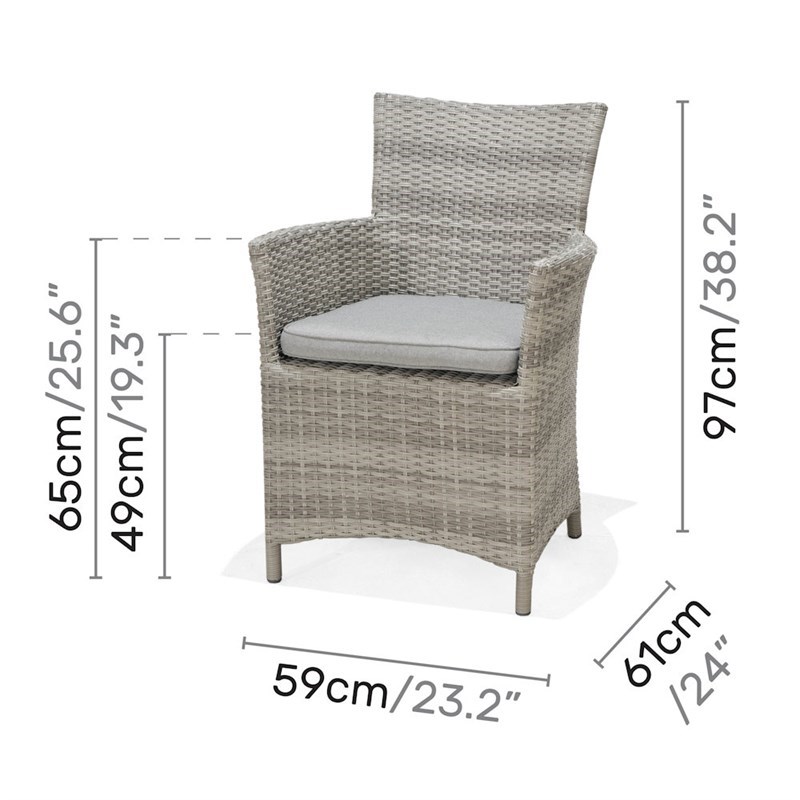 Aruba 4 seater garden furniture hotsell
