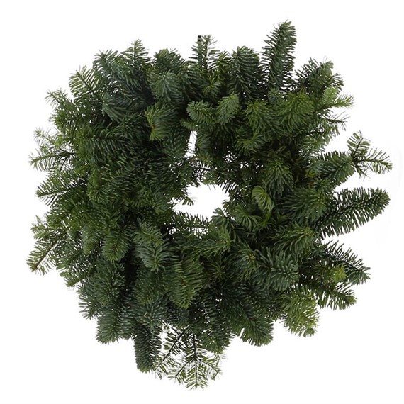 10 Inch Undecorated Real Christmas Wreath