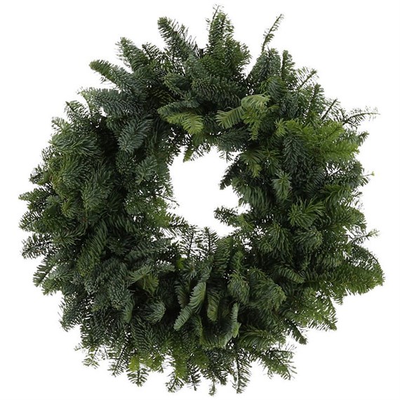 14 Inch Undecorated Real Christmas Wreath