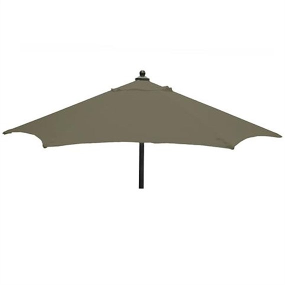 Sturdi Plus Aluminium 2m Push-Up Parasol - Taupe