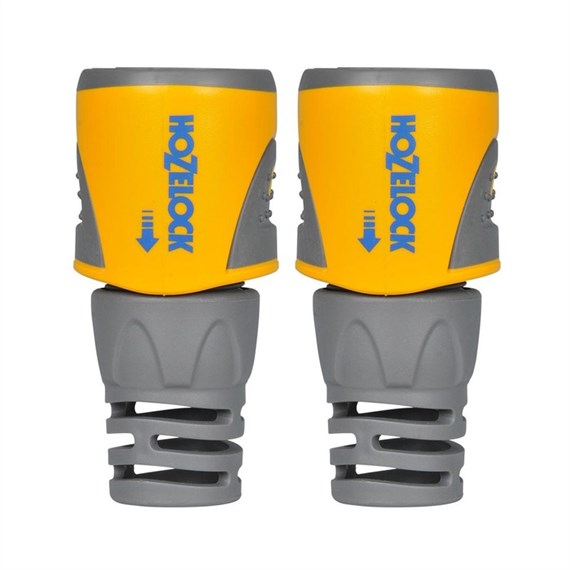 Hozelock Hose End Connector (Plus)Twinpack - Carded (2050P0025)