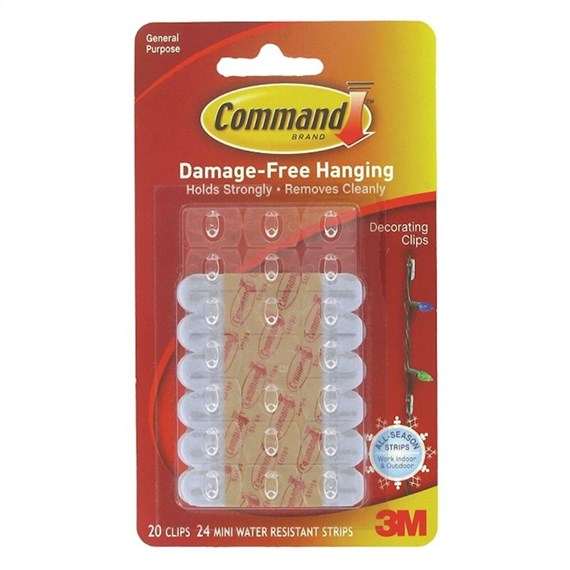 Command Outdoor Decorating Clips 17026H (4374)