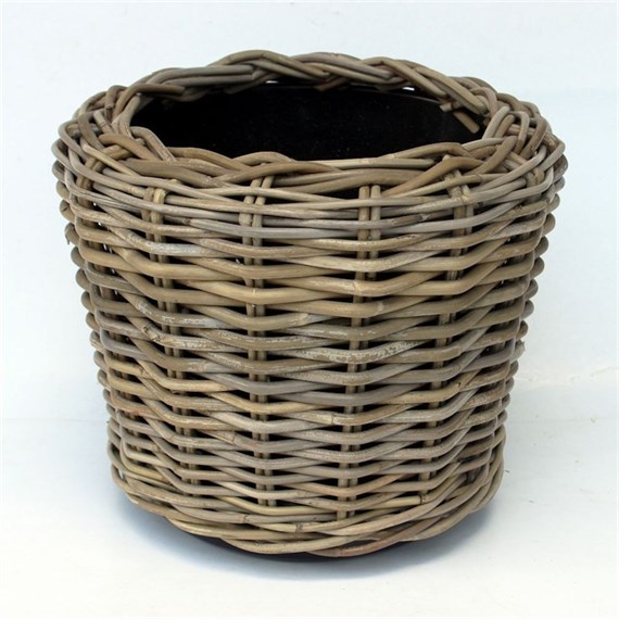 Drypot Rattan Round Pot - 34 x 30cm (901325)
