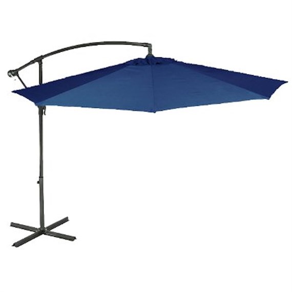 Glencrest Sturdi 3m Cantilever Garden Parasol - Navy