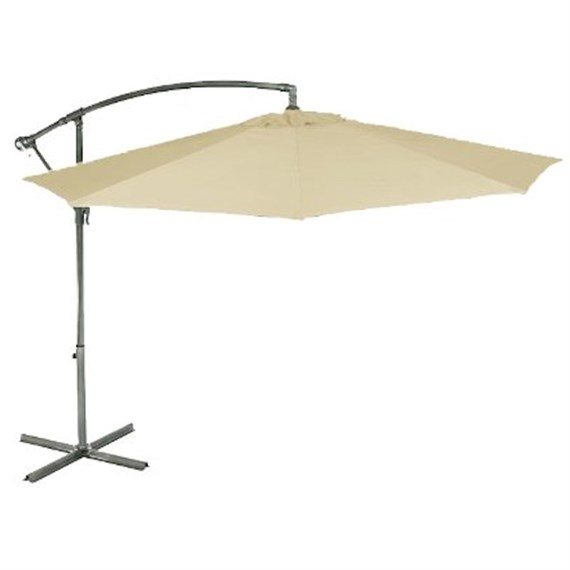 Glencrest Sturdi 3m Cantilever Garden Parasol - Taupe