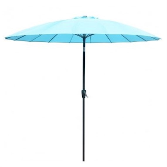 Glencrest Sturdi Shanghai 2.7m Garden Parasol - Aqua