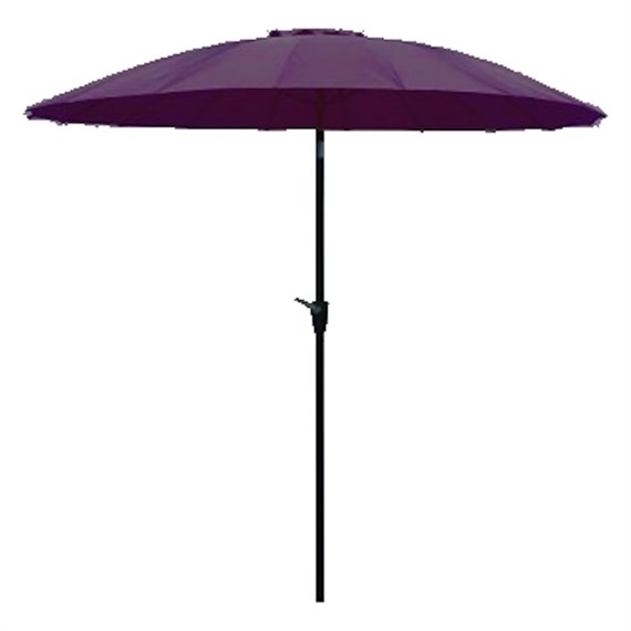 Glencrest Sturdi Shanghai 2.7m Garden Parasol - Plum