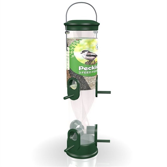 Peckish All Weather 3 Seed Wild Bird Feeder (60053042)