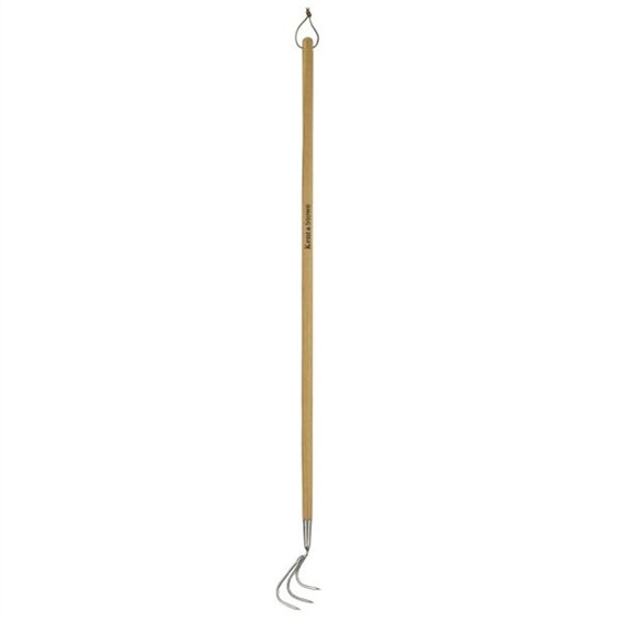 Kent & Stowe Stainless Steel Long Handled 3 Prong Cultivator (70100041)