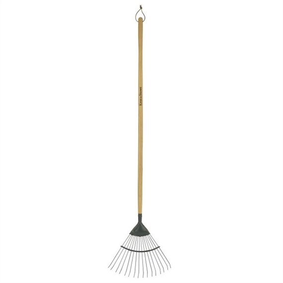 Kent & Stowe Carbonated Steel Long Handled Lawn/Leaf Rake (70100262)