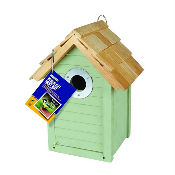 Gardman Wild Bird Beach Hut Nest Box Green (A01685)