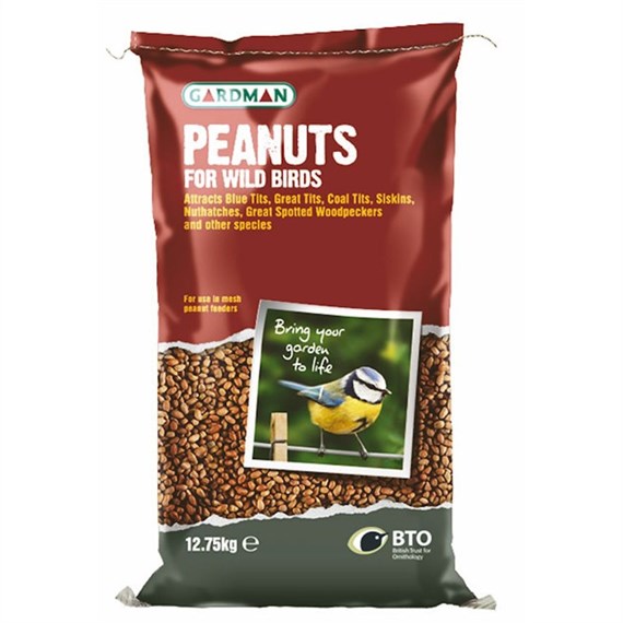Gardman Peanuts 12.75kg Wild Bird Food (A05050)