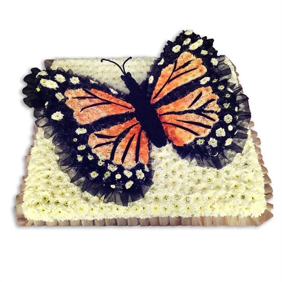 With Sympathy Flowers - Bespoke Butterfly Designer Sheet 