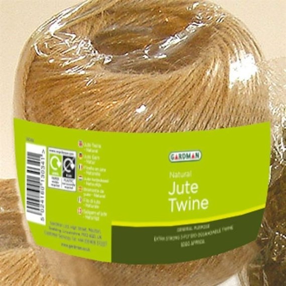 Gardman Natural Jute Twine 500g - Ball (13034)