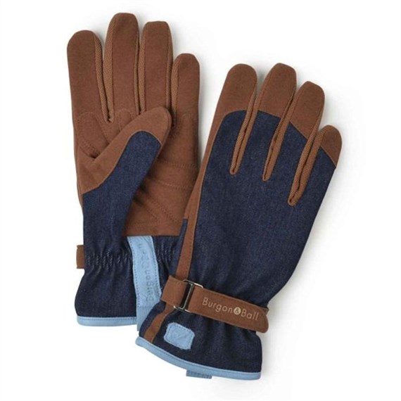 Burgon & Ball Ladies Love The Glove - Denim M/L (GLO/DENIMML)