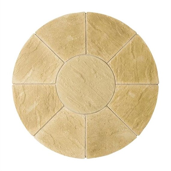 Kelkay Abbey Circle Paving Kit York Gold 1.5m (8502YG)