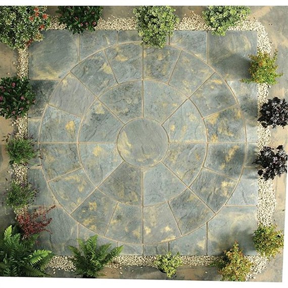 Kelkay Abbey Circle Paving Kit Antique 2.4m (8504AN)