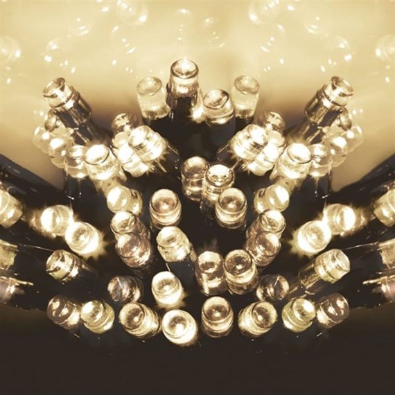 Premier 380 Warm White LED Multi-Action Supabrights (LV162356WW) Christmas Lights