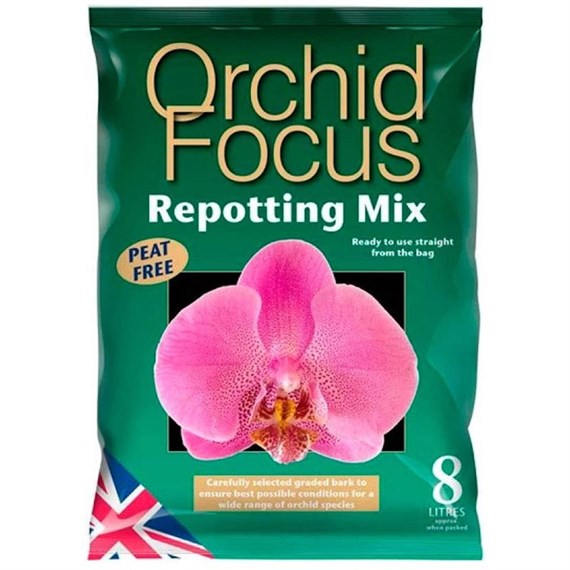Growth Technology Orchid Focus Repotting Mix Houseplant Care - 8L (MDOF8)