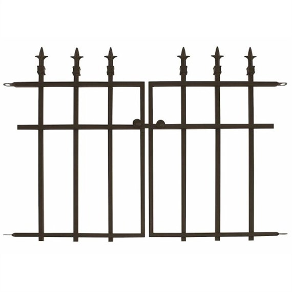 Panacea Classic Finial Gate - Black (87104)