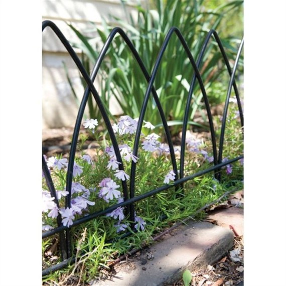 Panacea Gothic Arch Garden Edge - Black (89523)