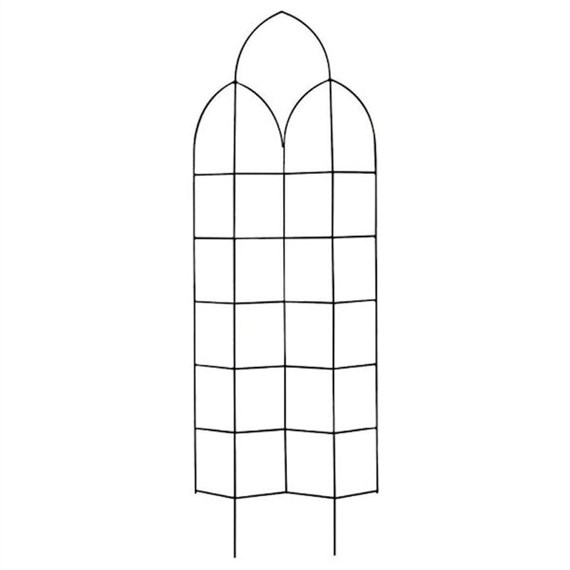 Panacea Offset Spires Trellis - Black (89658)