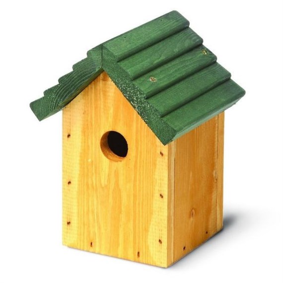 Tom Chambers Cosy Bird Nest Box with Green Roof (PRB015)