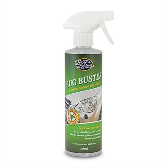 Greased Lightning 500ml Bug Buster Bug & Tree Sap Remover Spray & Wipe (R011)