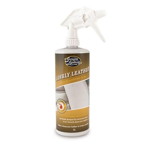 Greased Lightning 1L Lovely Leather 2-in-1 Leather Cleaner & Conditioner (R111)