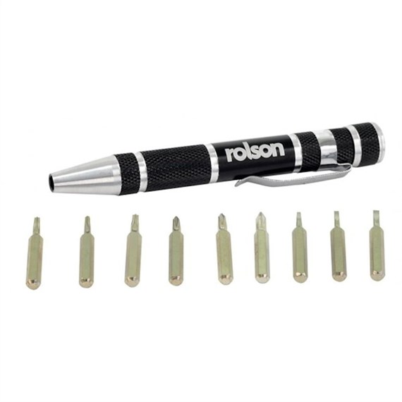 Rolson 9-in-1 Precision Screwdriver (28226)