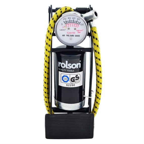 Rolson Single Cylinder Foot Pump (42964)