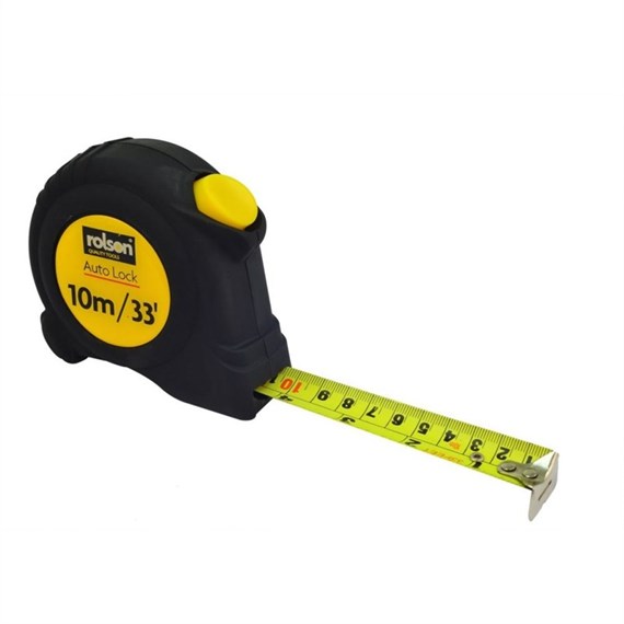 Rolson Tape Measure 10m x 25mm (50569)