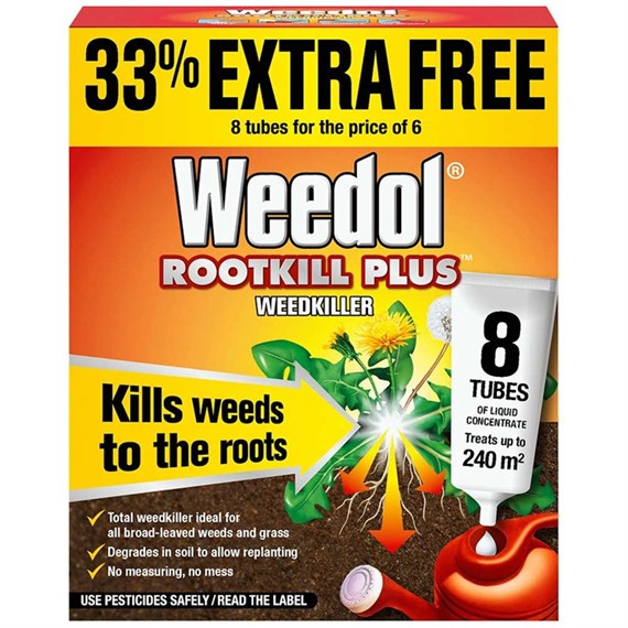 Weedol Rootkill Plus Liquidose 6+2 Tubes (018133)