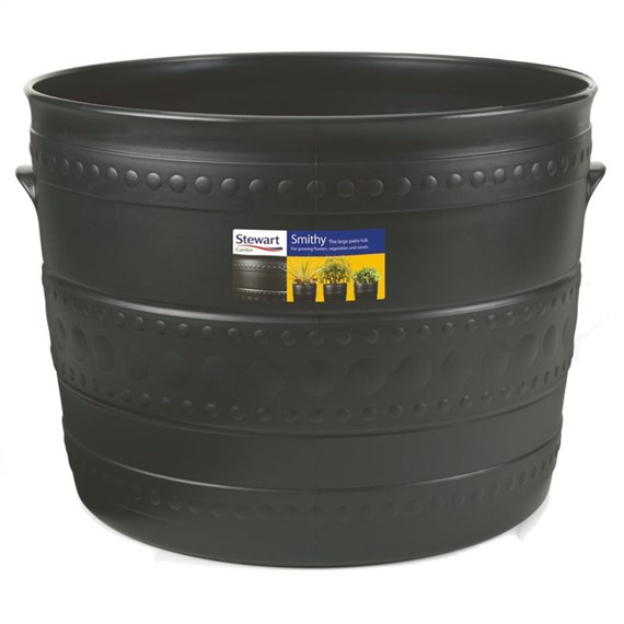 Stewart Garden Patio Tub - 35cm - Gun Metal (2558036)