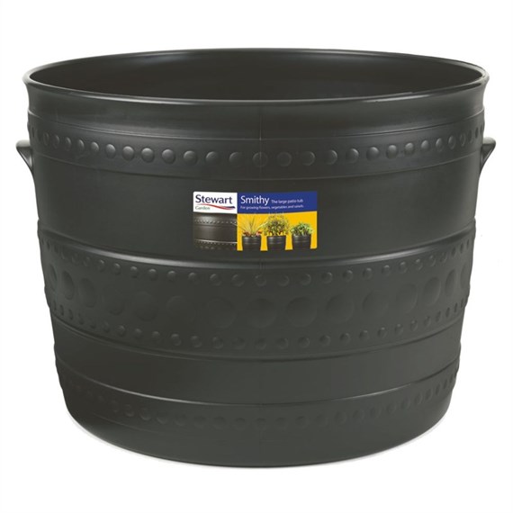 Stewart Garden Patio Tub - 50cm - Gun Metal (2559036)