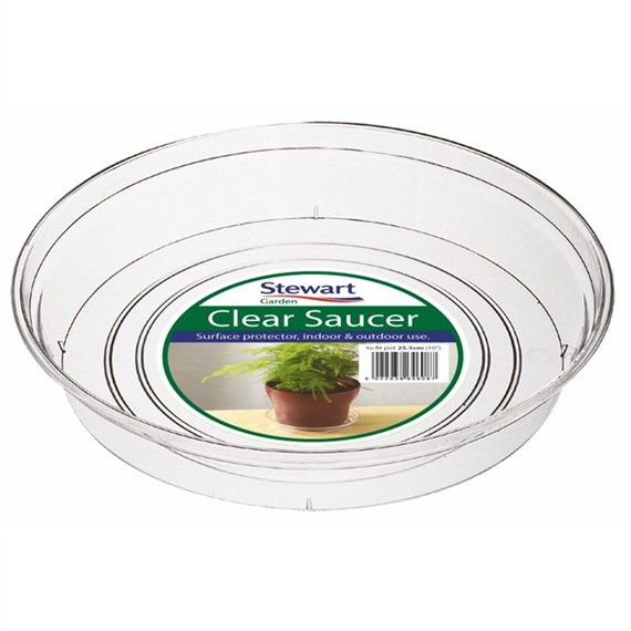 Stewart Garden Saucer - 18-20cm - Clear (2844008)