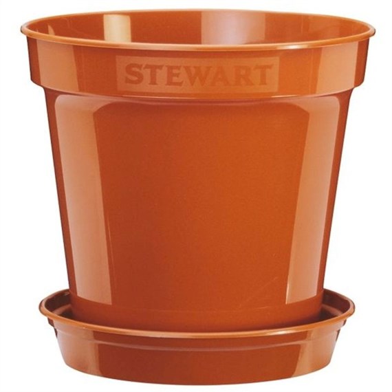 Stewart Garden Premium Flower Pot - 25.4cm - Terracotta (2836014)