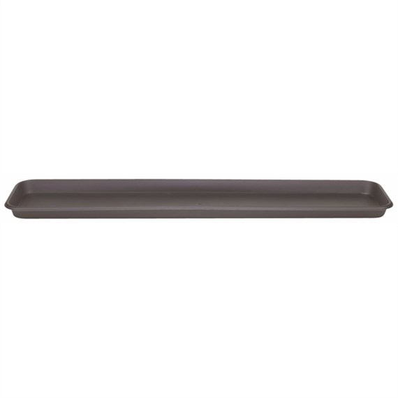 Stewart Garden Terrace Trough Tray - To Fit 80cm Pot - Black (2065005)