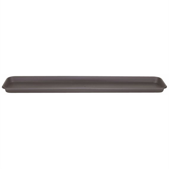 Stewart Garden Terrace Trough Tray - To Fit 80cm Pot - Black (2065005)