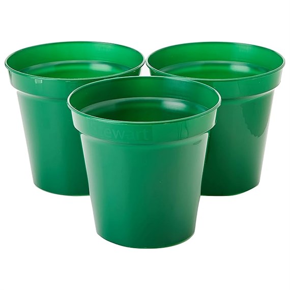 Stewart Garden 3 Flower Pots - 15cm - Green (4833004)