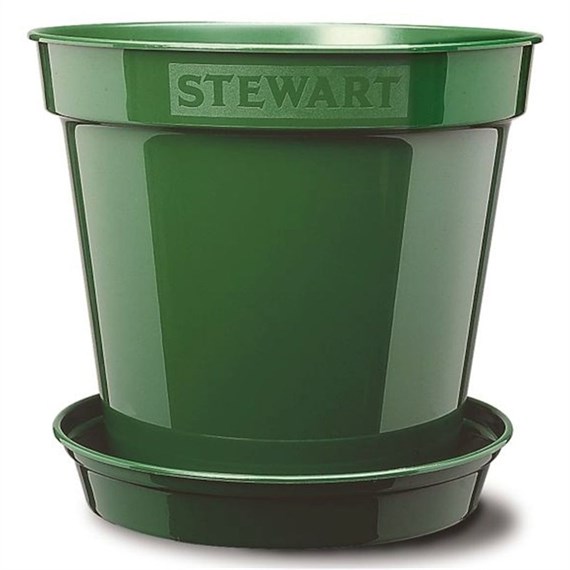 Stewart Garden Premium Flower Pot - 20.3cm - Green (2835004)