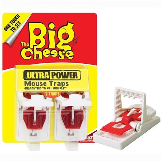 STV Ultra Power Mouse Traps Twinpack Pest Control (STV148)