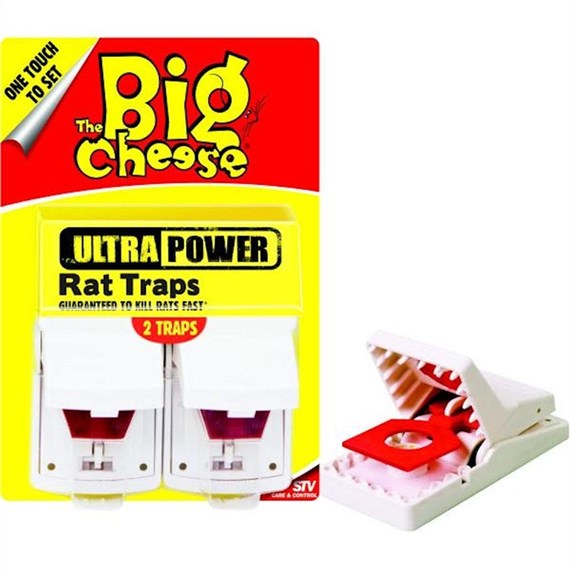 STV Ultra Power Rat Traps Twinpack Pest Control (STV149)