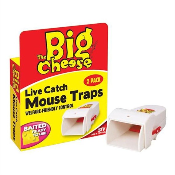 STV Live Catch Mouse Traps Twinpack (STV155)