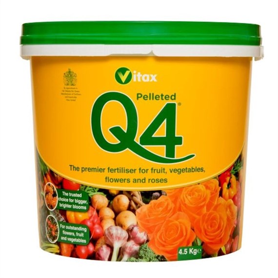 Vitax Q4 Fertiliser 4.5kg Tub (6QF45)