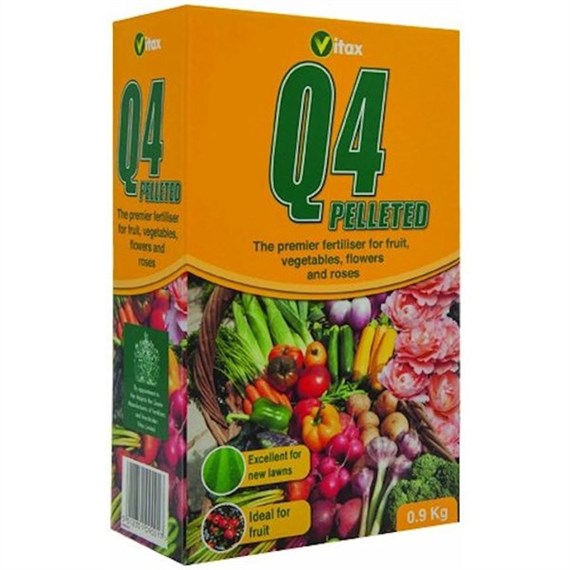 Vitax Q4 Fertiliser 0.9kg Box (6QF96)
