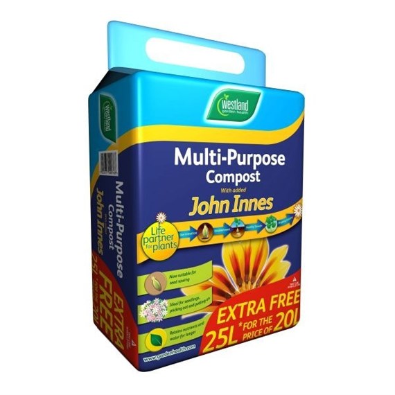 Westland Multi Purpose Compost with John Innes (20L + 5L FREE!) Bale 25L (10100153)