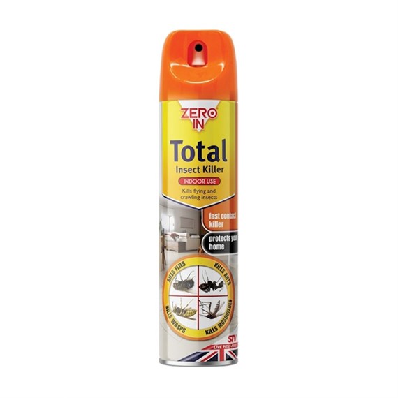 STV Total Insect Killer Aerosol Spray Pest Control - 300ml (ZER905)