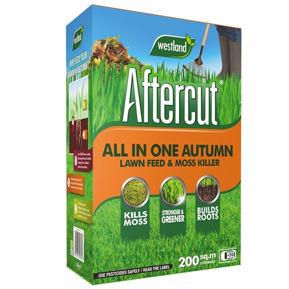 Aftercut All In One Autumn Lawn Care (Lawn Feed and Moss killer) - 200 sq.m - 7kg (20400457)