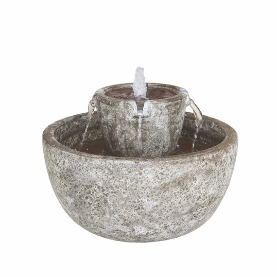 Altico Zara Antique White Water Feature Fountain (A38006)